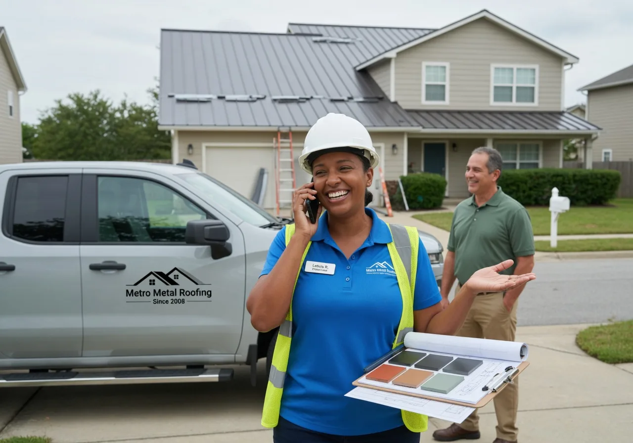 Storm Damage Metal Roof Repair in North Salt Lake, UT